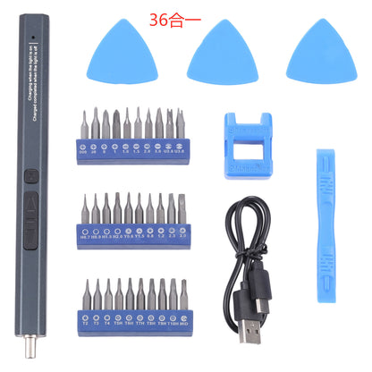 Household portable electric screwdriver tool