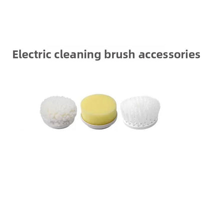Electric Cleaning Brush with Multiple Heads