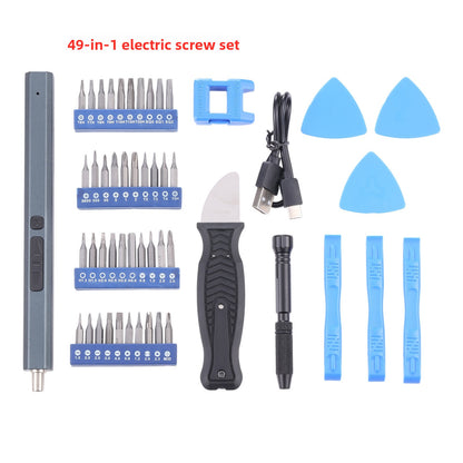 Household portable electric screwdriver tool