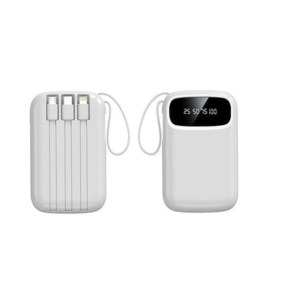 20000mAh Portable Power Bank with Built-in Cable
