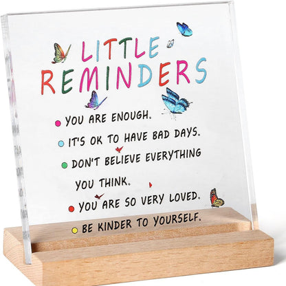 Custom Acrylic Stand with Wooden Base