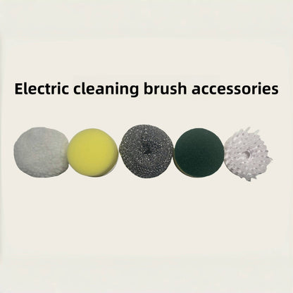 Electric Cleaning Brush with Multiple Heads